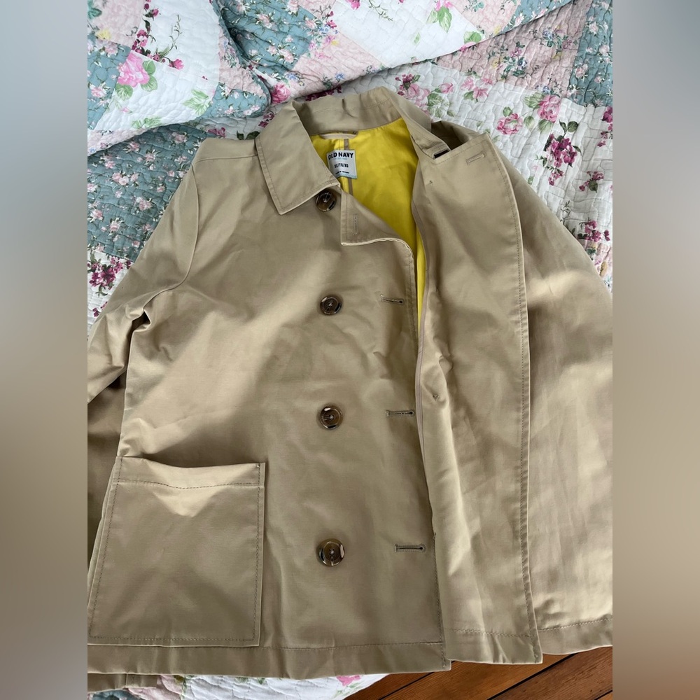 Old Navy Women’s Short Trench Coat Size X-Large NWOT - Picture 6 of 13